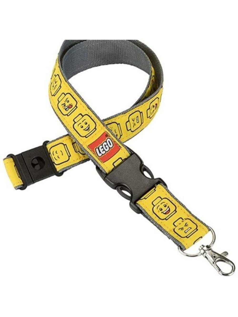 LEGO Quick Detach Lanyard Keychain,  Minifigure Heads